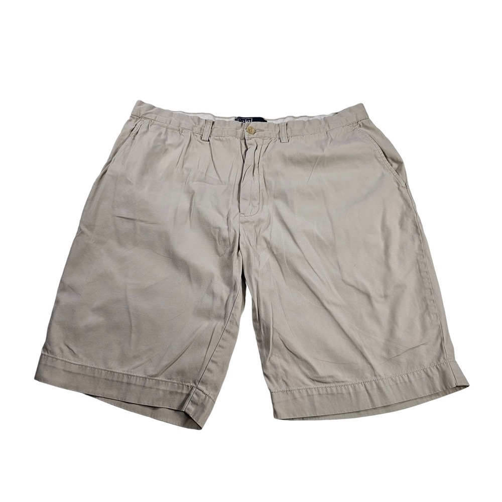 Polo ralph lauren size 38 khaki beige golf shorts casual men's side pockets